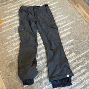 Roxy snow pants grey, size small